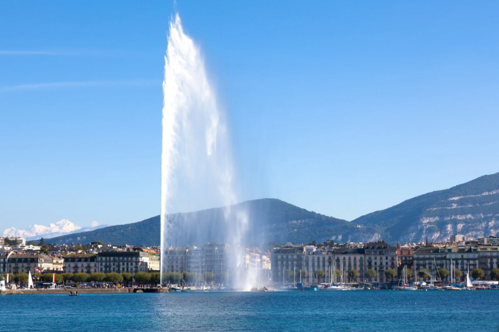 Geneva water fountain