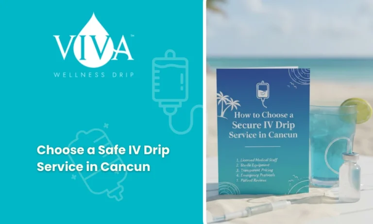 Choose a Safe IV Drip Service in Cancun