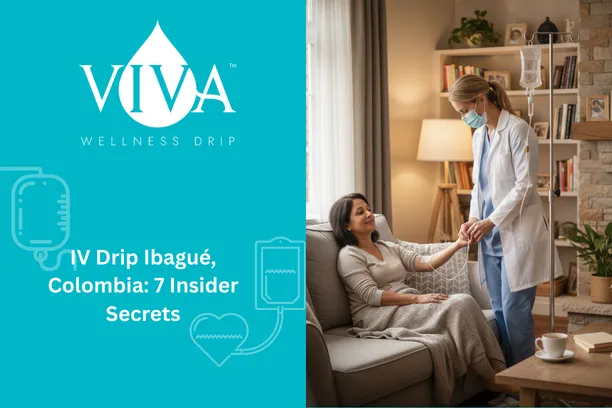 Medical professional providing mobile IV drip therapy Ibagué Colombia in client's home
