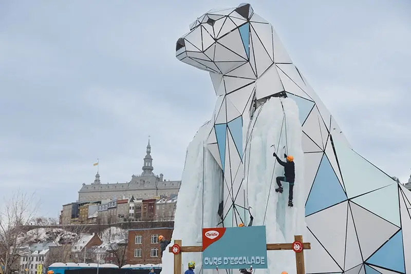 Quebec Carnaval Giant Polar Bear