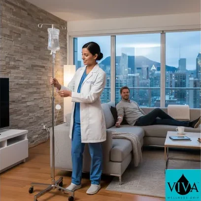 Mobile IV drip therapy Montreal Canada at-home service by Viva Wellness Drip