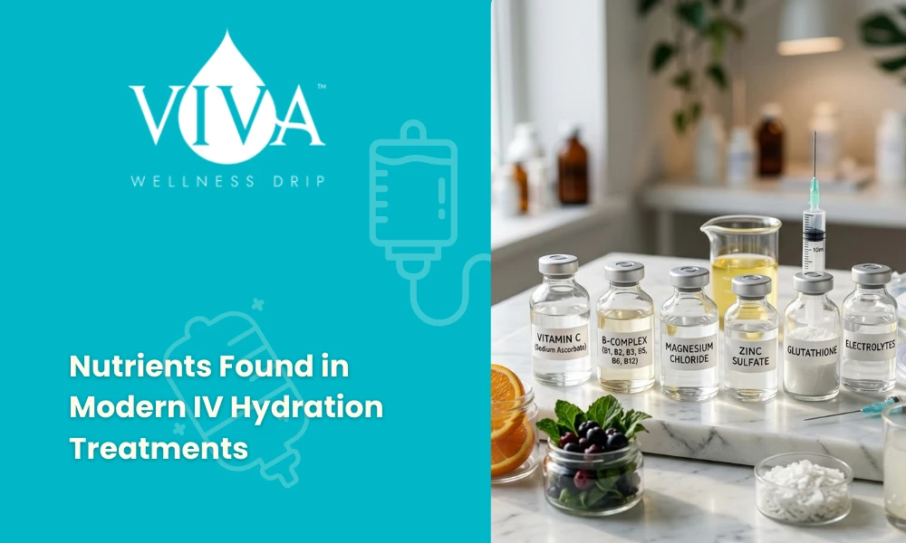 Nutrients Found in Modern IV Hydration Treatments