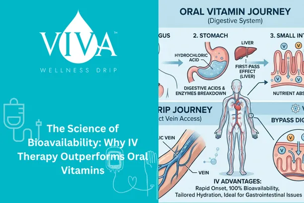 The Science of Bioavailability: Why IV Therapy Outperforms Oral Vitamins