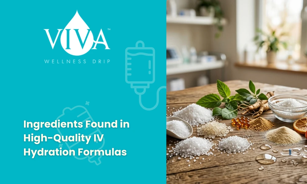 Ingredients Found in High-Quality IV Hydration Formulas