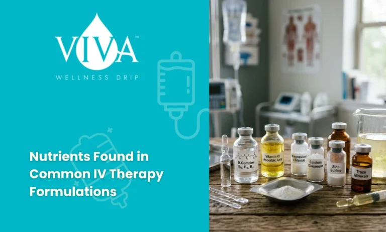 Nutrients Found in Common IV Therapy Formulations