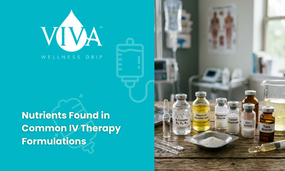 Nutrients Found in Common IV Therapy Formulations